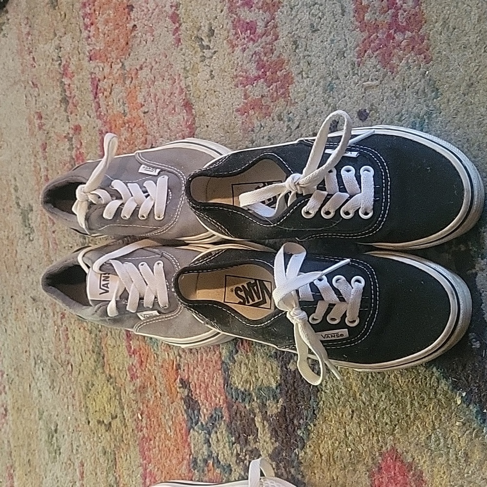GUC Vans kids Black 12.5, Gray 13